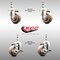 Service Caster 3 Inch 316SS High Temp Glass Filled Nylon 12mm Stem Caster Brakes SCC, 2PK SS316TS20S314-GFNSHT-M1215-2-TLB-2 - alternate 3